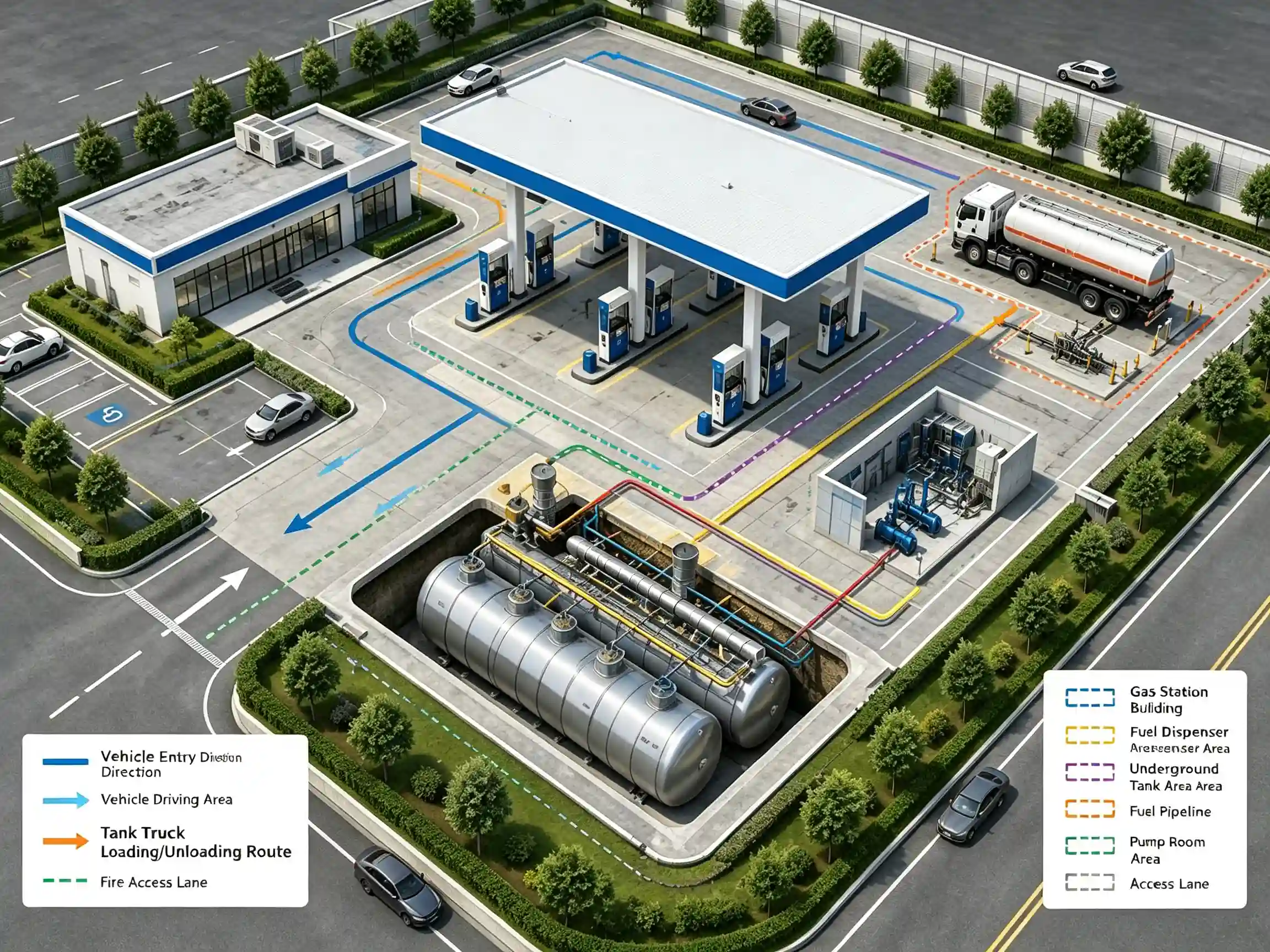 Gas Station Location Requirements: Site Selection & Safety Distance Guide
