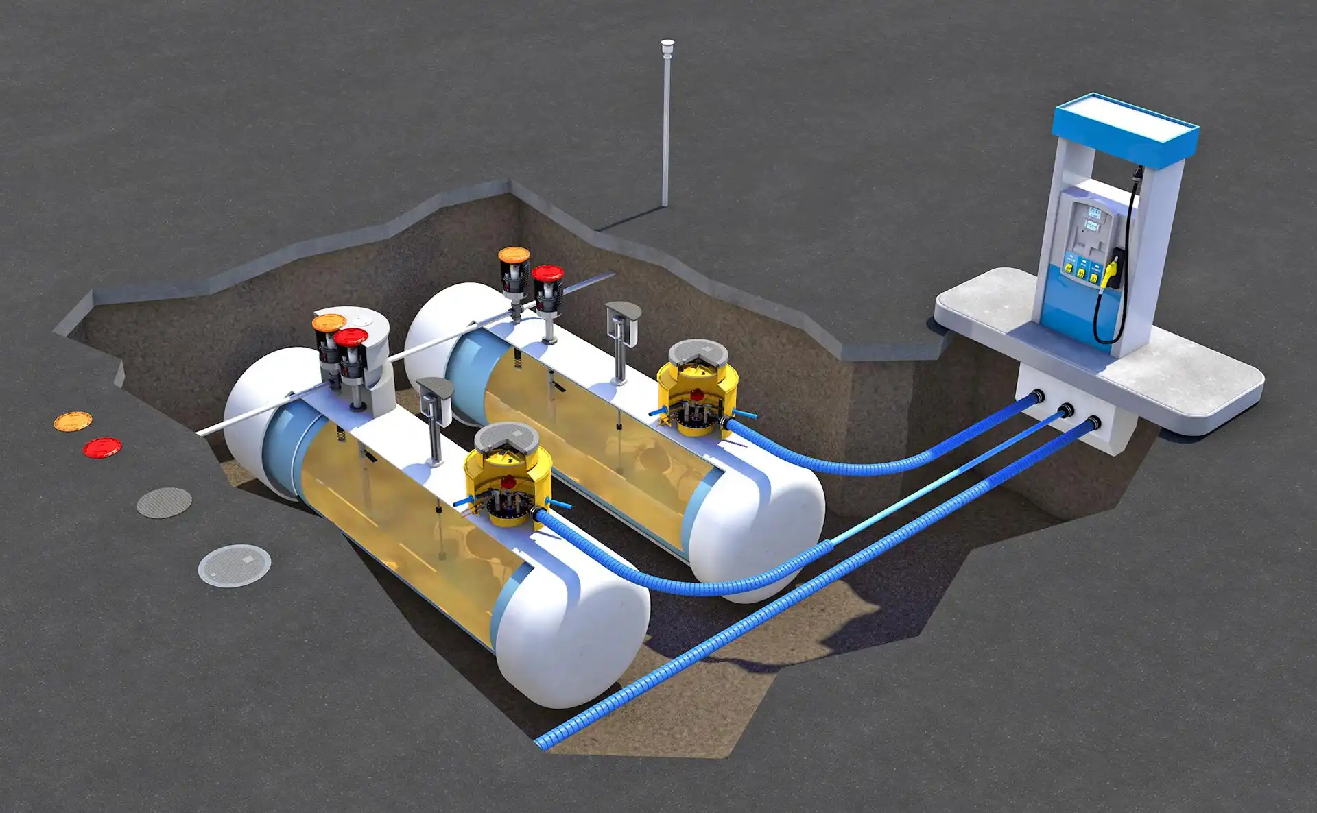 Fuel Dispenser Pump and Piping System fuel dispenser pump and fuel piping system